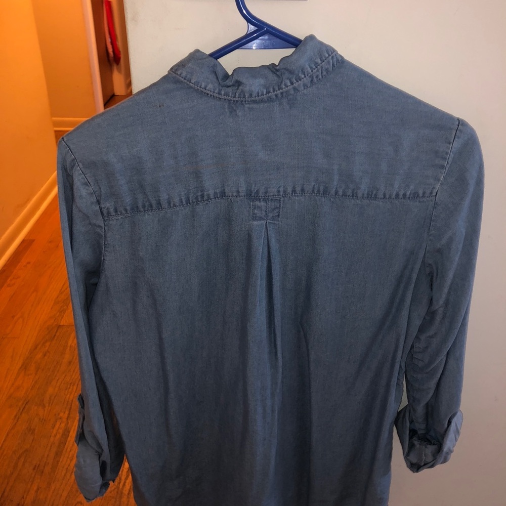Feaux Denim Button-Up - Picture 3 of 3